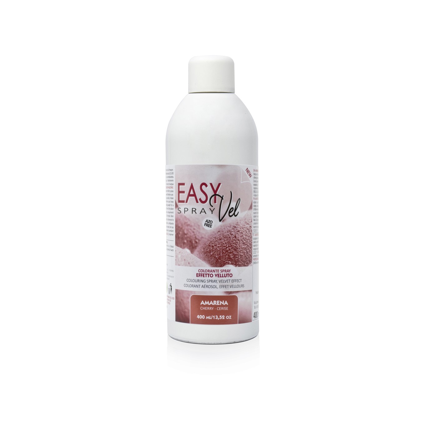 Easy Vel – Spray per Dolci Effetto Velluto 400 ml – ROSSO AMARENA