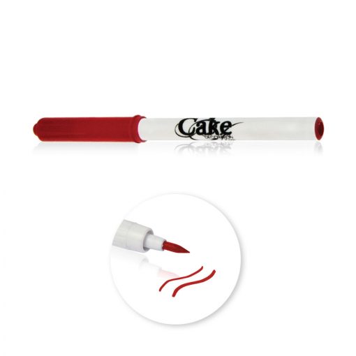 34991B/RS pennarello punta slim brush rosso