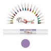 Pennarello alimentare click and paint con punta a pennello di colore lilla
